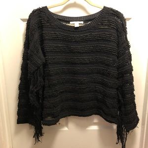 Amuse Society Fringe Sweater